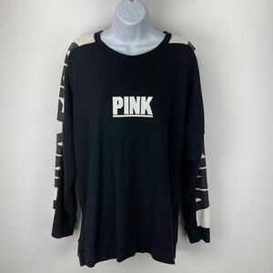 PINK Long Sleeve Pullover Light Sweatshirt Women’s Size Medium